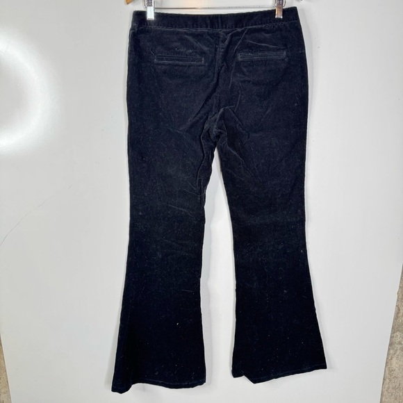 Theory Black Corduroy Flare Pants Size 10 - Picture 2 of 6